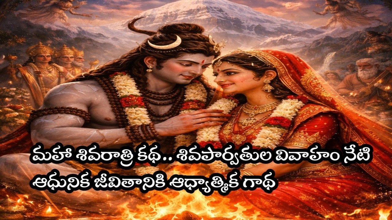 మహా శివరాత్రి కథ.. శివపార్వతుల వివాహం నేటి ఆధునిక జీవితానికి ఆధ్యాత్మిక గాథ