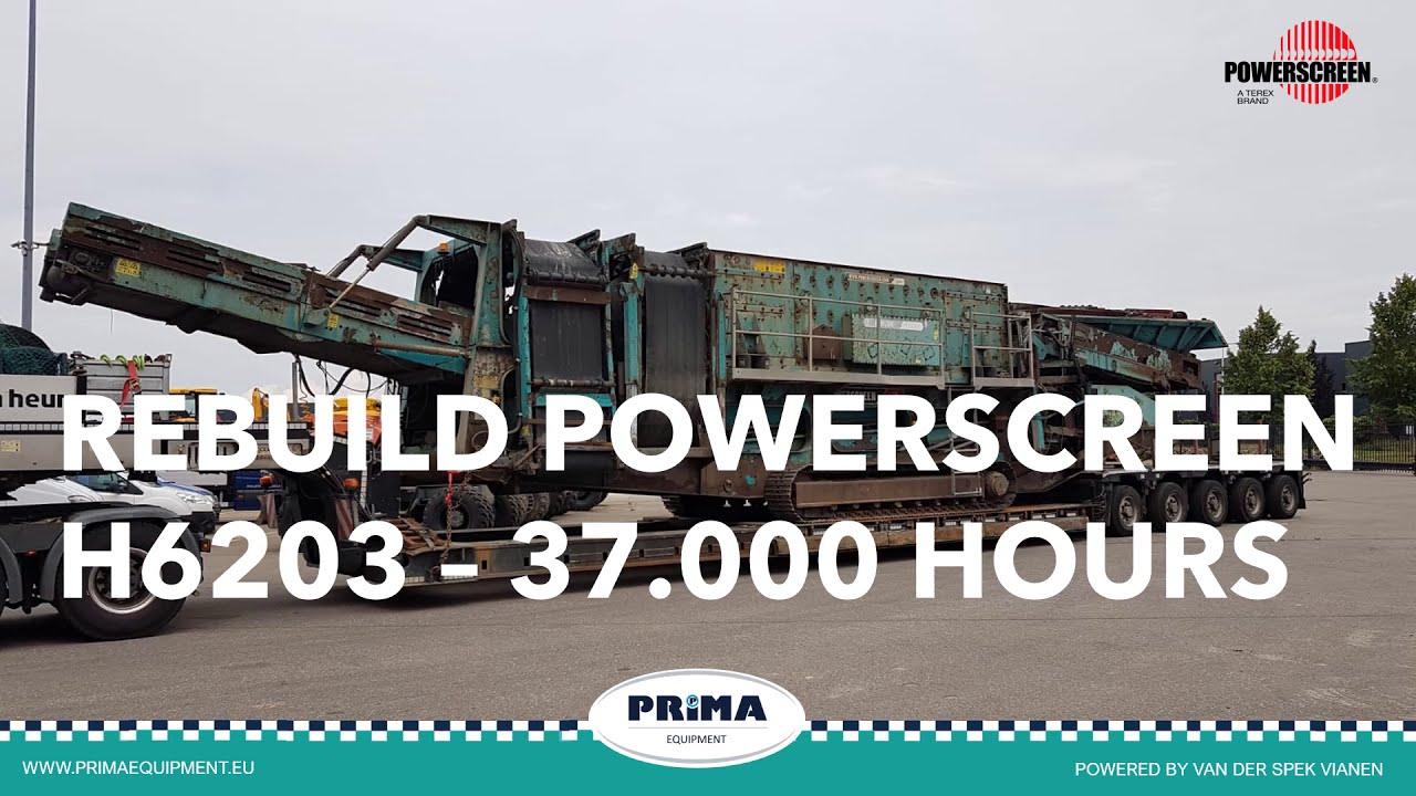 Rebuild Powerscreen H6203 by Prima Equipment/Van der Spek Vianen - www.vanderspek.nl -