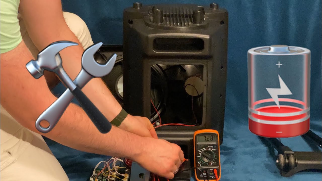 Tiefenentladen - Party Bluetooth Box Akku wiederbeleben Wechseln Elektron EL25-M DIY Autobatterie PA