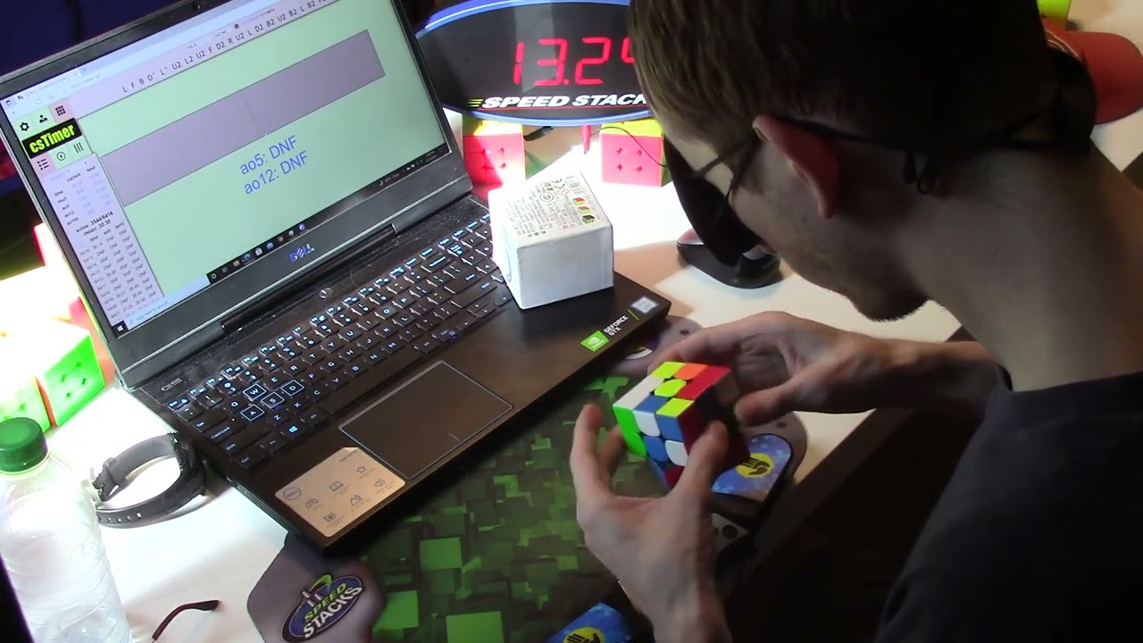 23.66 3bld solve with a 5-style alg