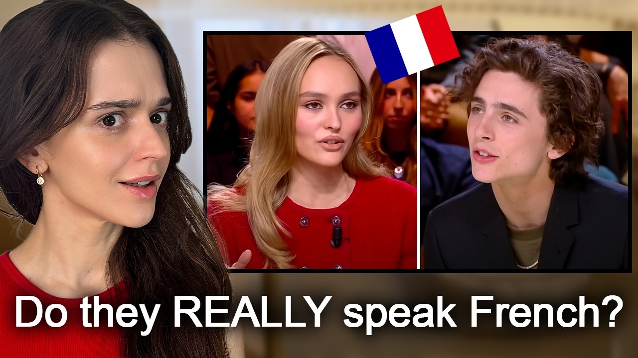 French Girl Reacts to Celebrities Speaking French in Movies