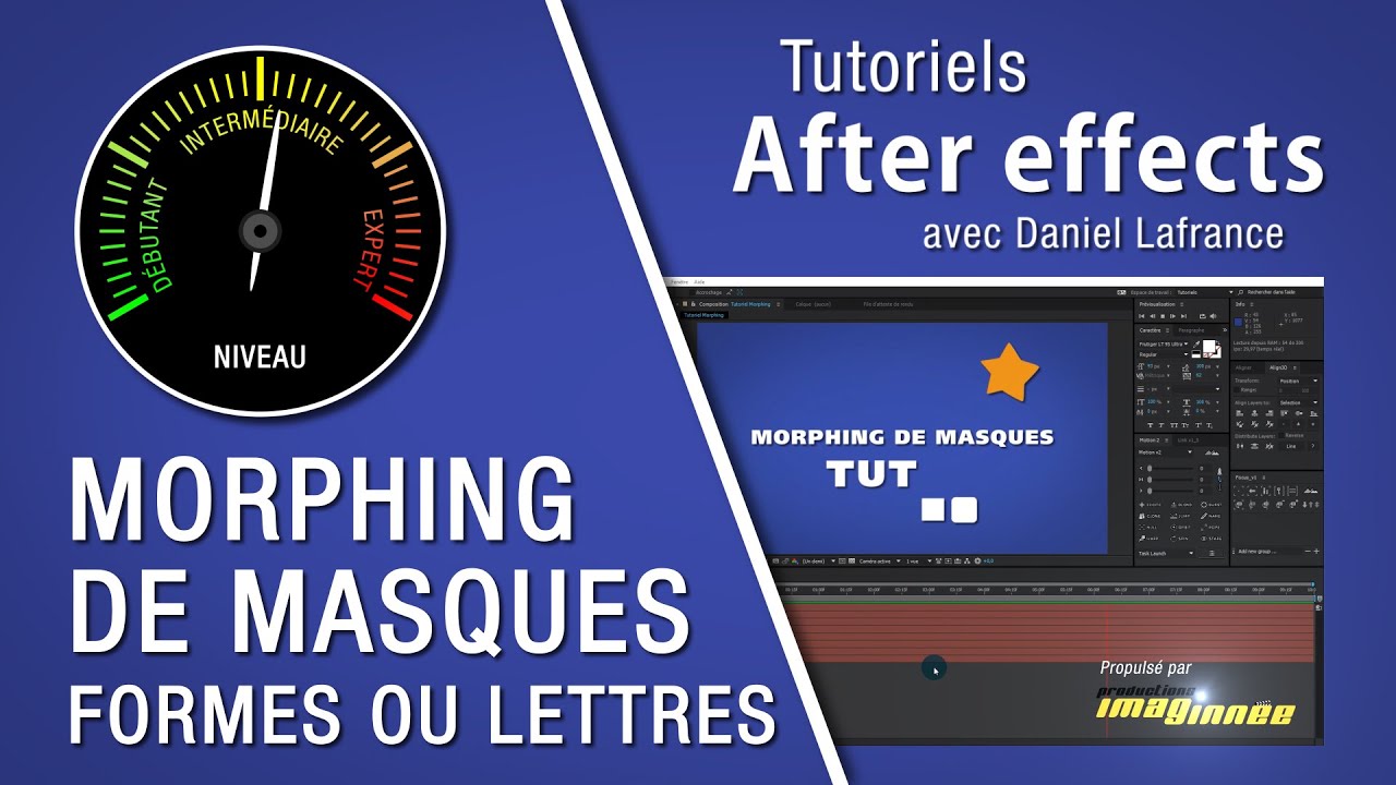 Morphing de masques - Tutoriels After effects en français
