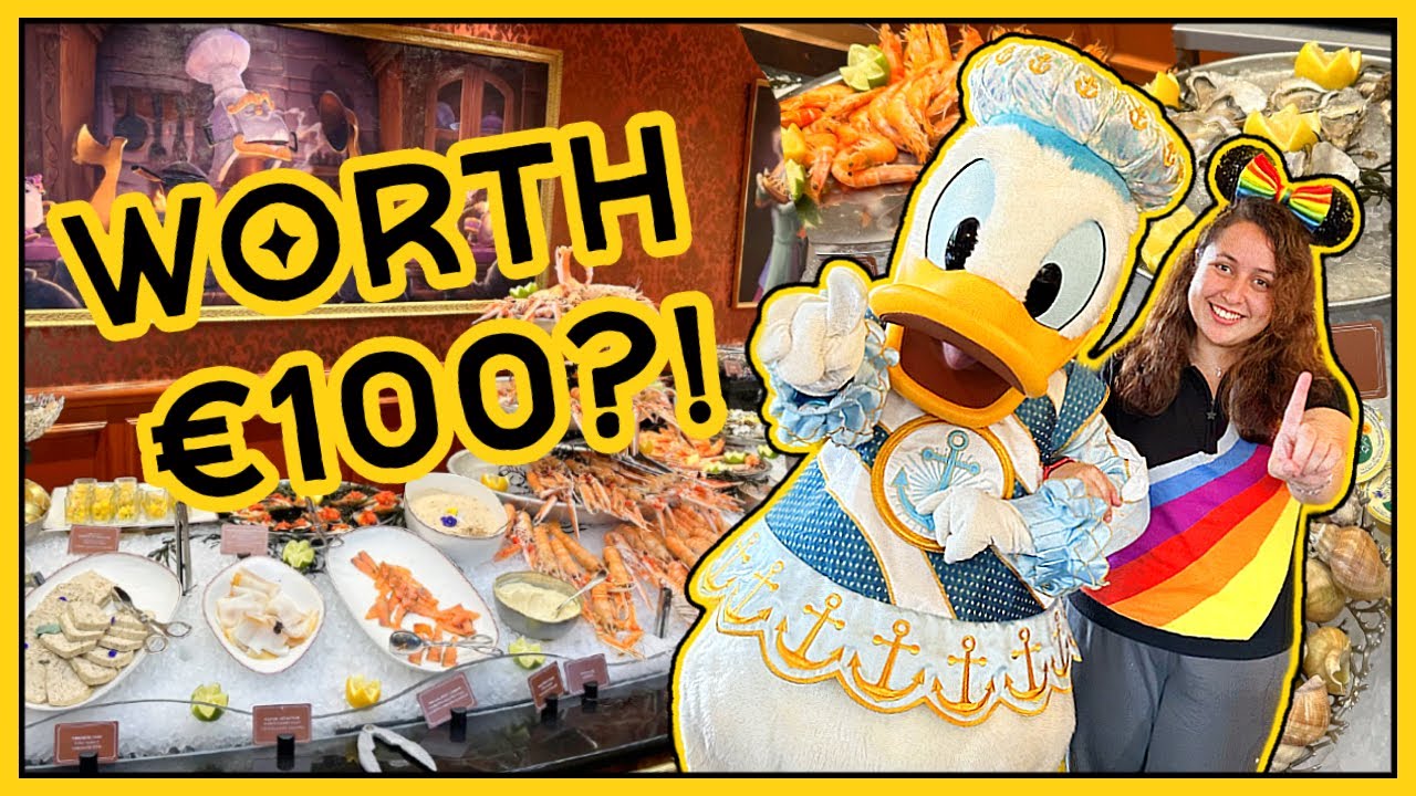 LUNCH at the ROYAL BANQUET in the NEW Disneyland Hotel | Worth 100 EUROS?! Disneyland Paris 2024