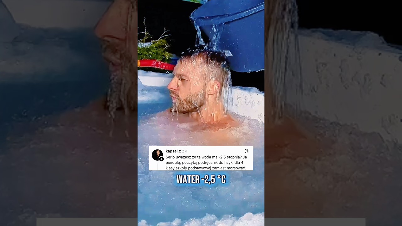 Czy woda z ujemną temperaturą może być dalej w stanie ciekłym? 🤔