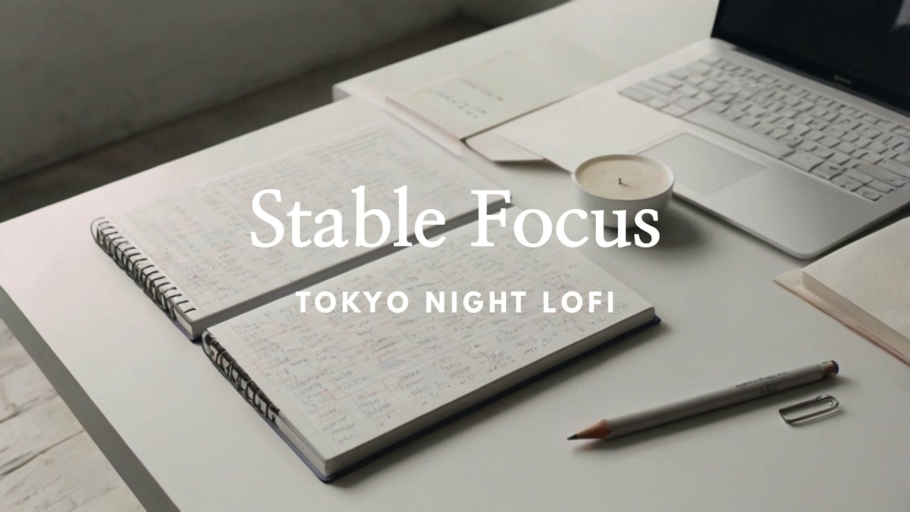 3 Hours Lofi for Stable Focus – Minimal Background Music for Work & Study