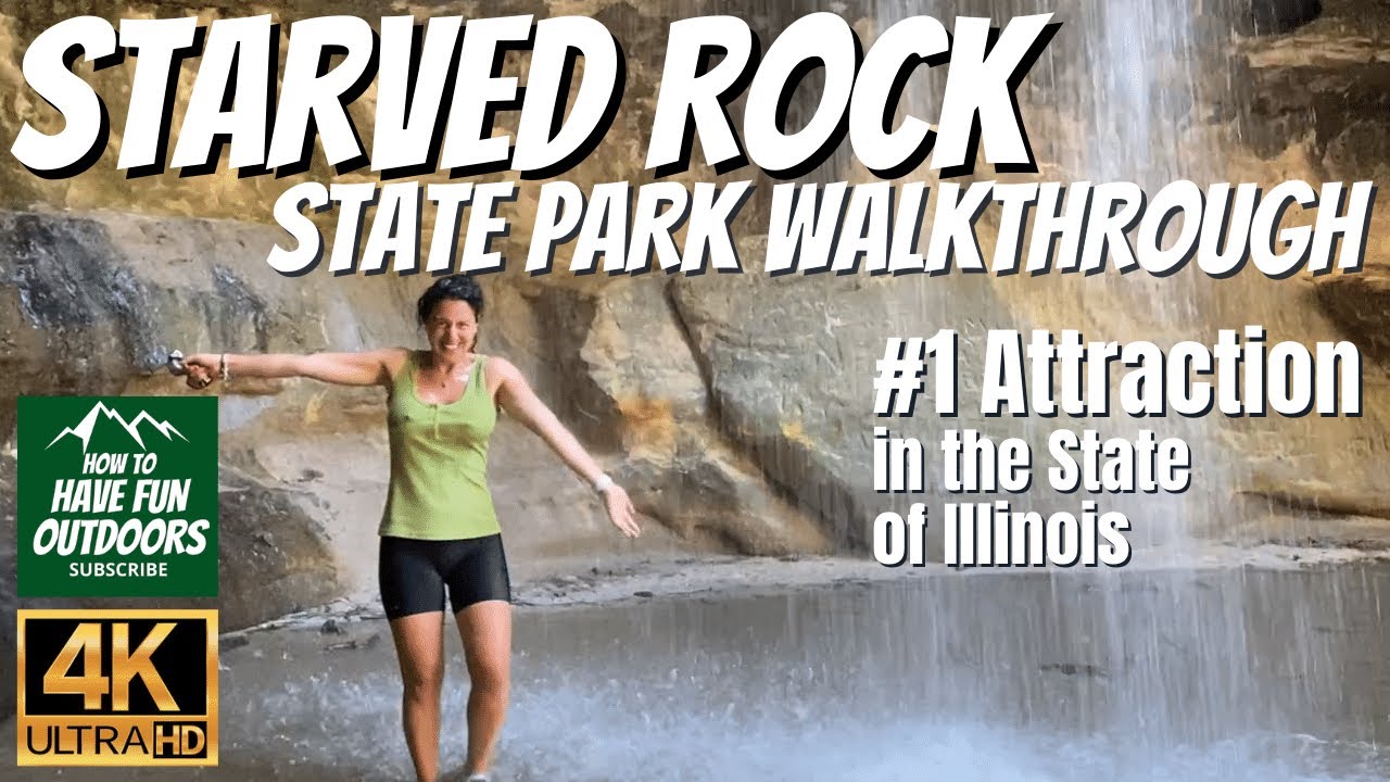 Полная экскурсия по государственному парку Starved Rock в формате 4K