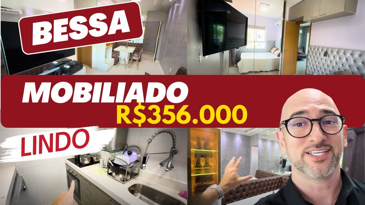 Apartamento no Bessa TODO MOBILIADO a venda pronto para morar em João Pessoa Paraíba