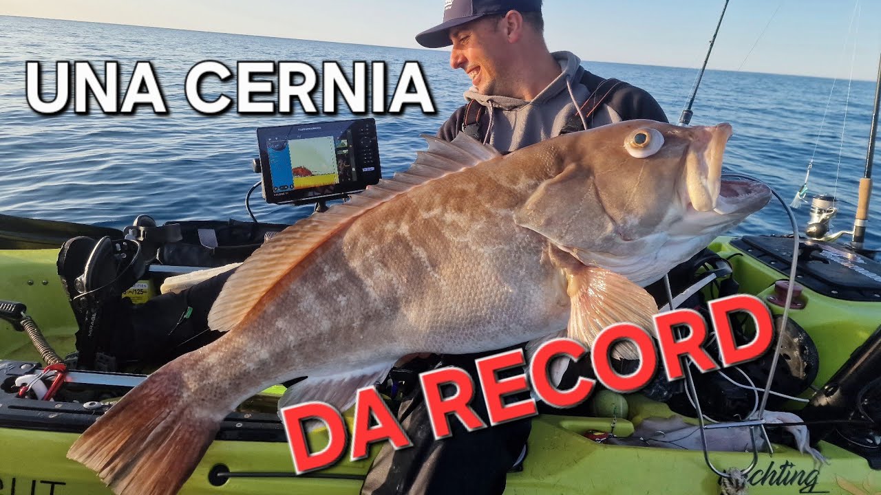 UNA CERNIA DA RECORD- Prima pescata con Humminbird XPLORE