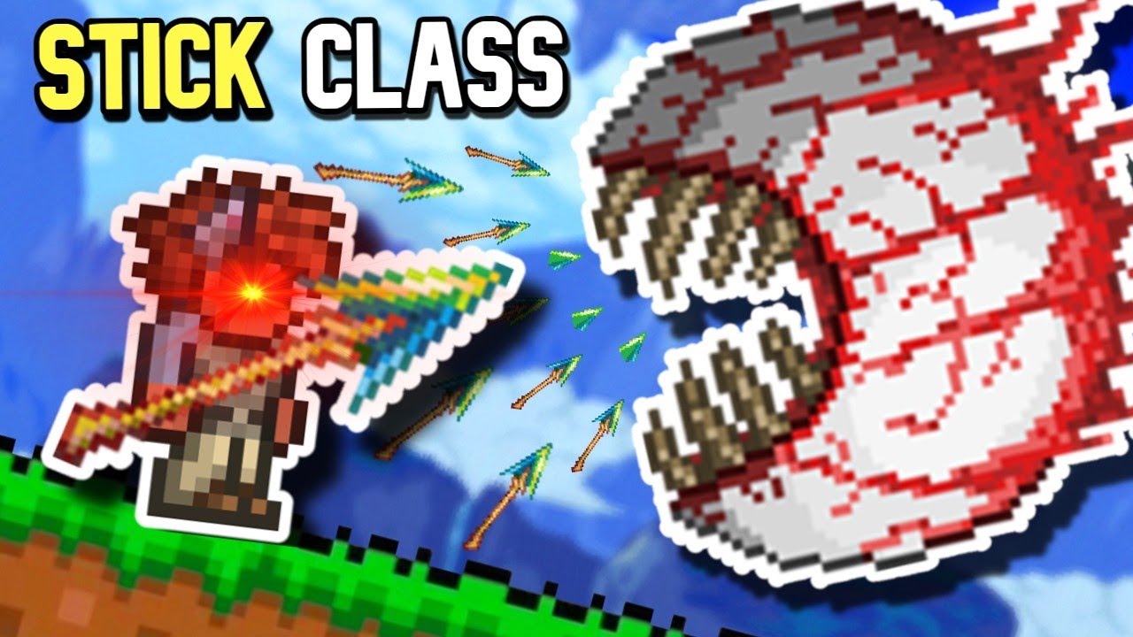 Terraria, But I Am The STICK CLASS...