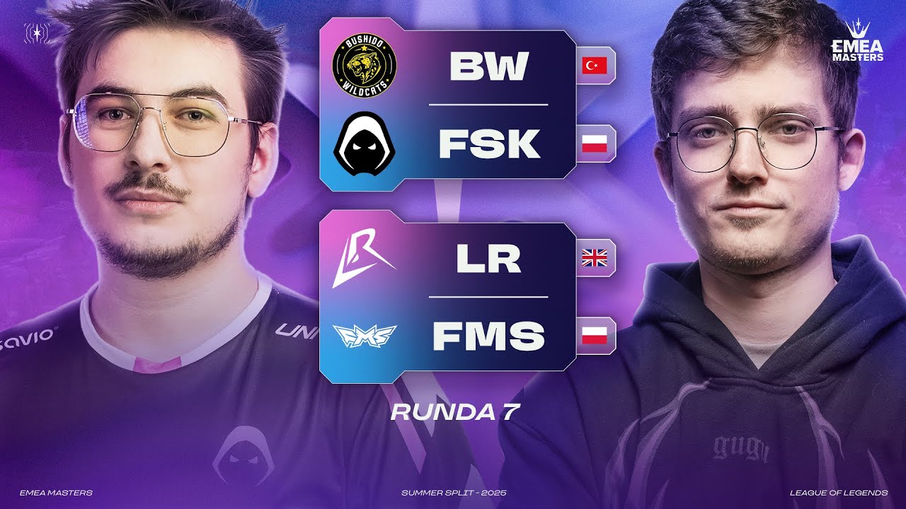 🔴FORSAKEN vs BUSHIDO WILDCATS🔴STORMMEDIA FMS vs LOS RATONES🔴EMEA MASTERS DZIEŃ 7 SUMMER 2025🔴
