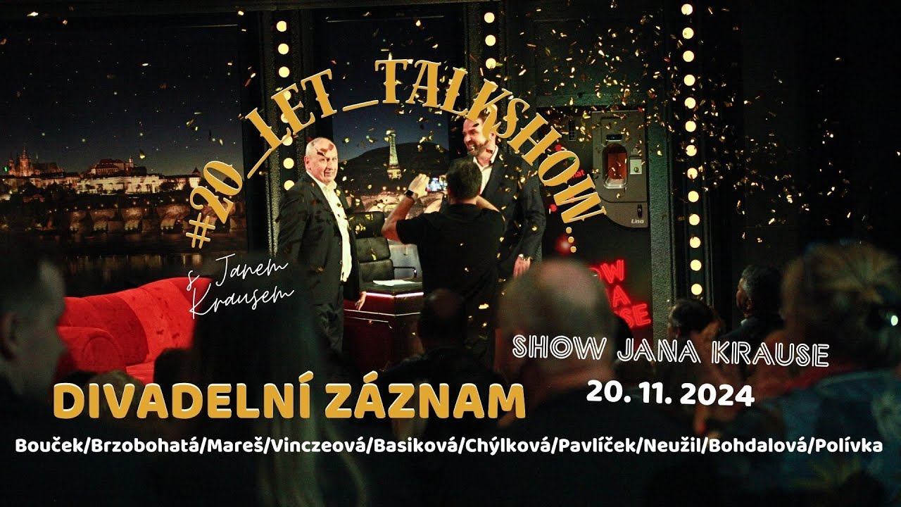 S15/E38 - 20 let show - DIVADELNÍ ZÁZNAM - Show Jana Krause 20. 11. 2024