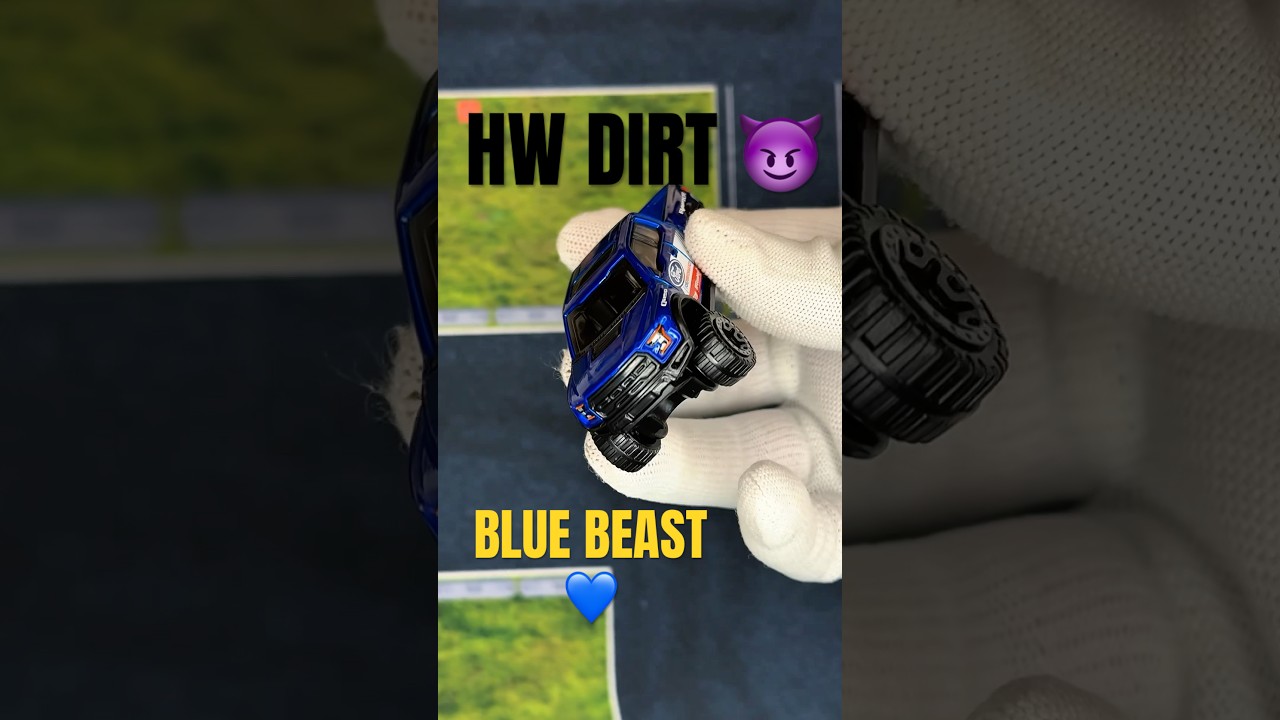 Beastly😎🔥 Ford F150 Raptor- HW DIRT #hotwheels  #diecast #f150raptor #fordraptor #truck #164scale