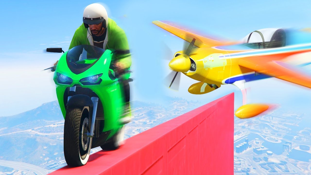 УКЛОНИТЕСЬ ОТ САМОЛЕТОВ-КАМИКАДЗЕ НА КАНАТНОМ КАНАТЕ! (Смешные моменты GTA 5)
