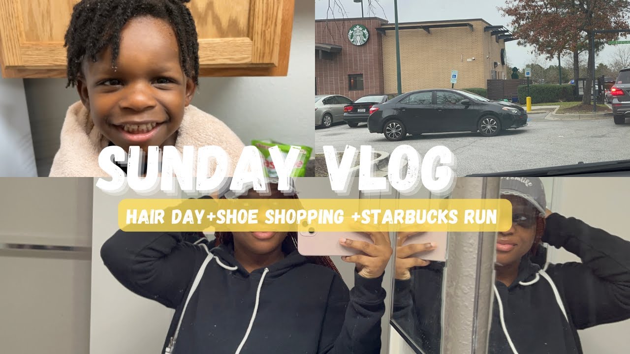Retwising My 4 Year Old's Locs//Shopping For Shoes//Riding In The Car