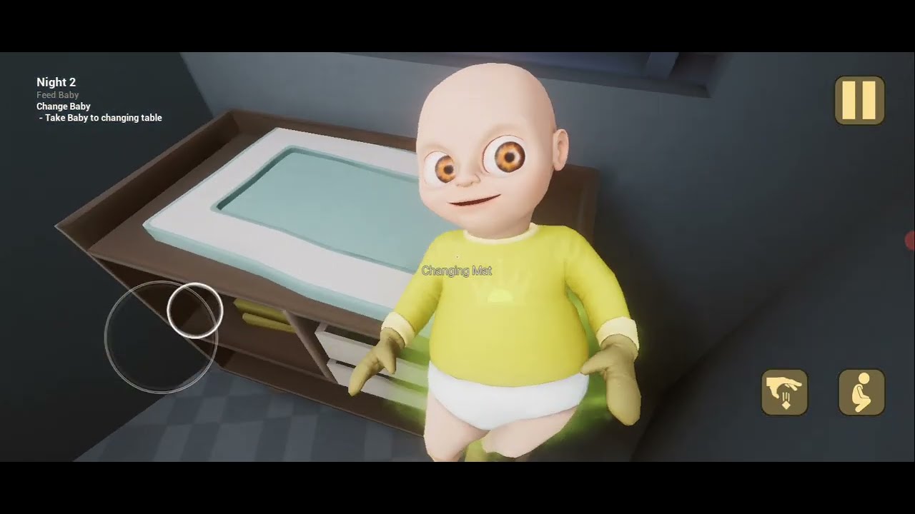 The baby in yellow 1and 2 days game play