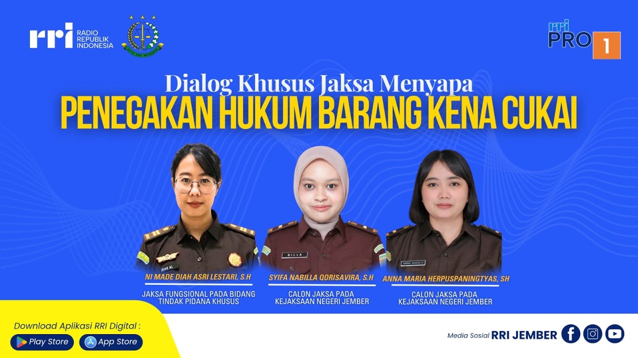 DIALOG KHUSUS | PENEGAKAN HUKUM BARANG KENA CUKAI