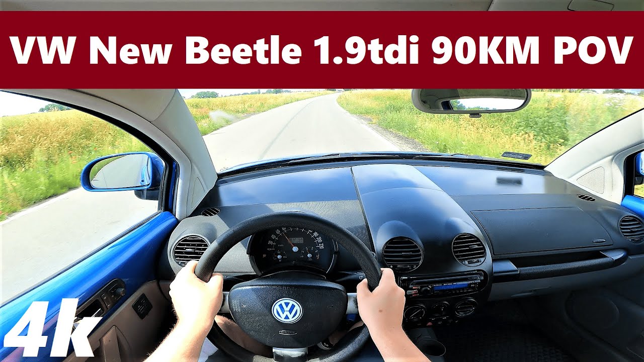 Volkswagen New Beetle 1.9tdi 90KM POV DRIVE (2005) Test & Acceleration | Barbie Car | 4K #44