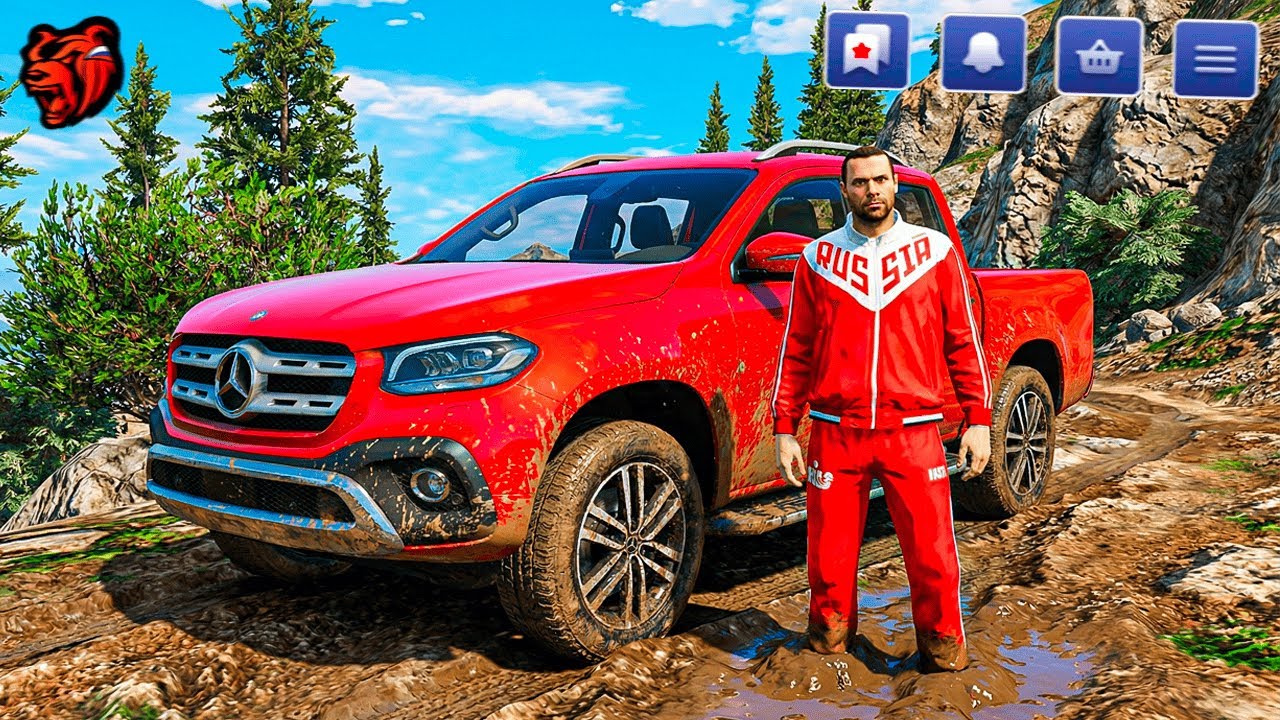 КУПИЛ MERCEDES X-CLASS И ПОЕХАЛ В ГОРЫ НА БЕЗДОРОЖЬЕ НА БЛЕК РАШЕ CRMP BLACK RUSSIA MOBILE