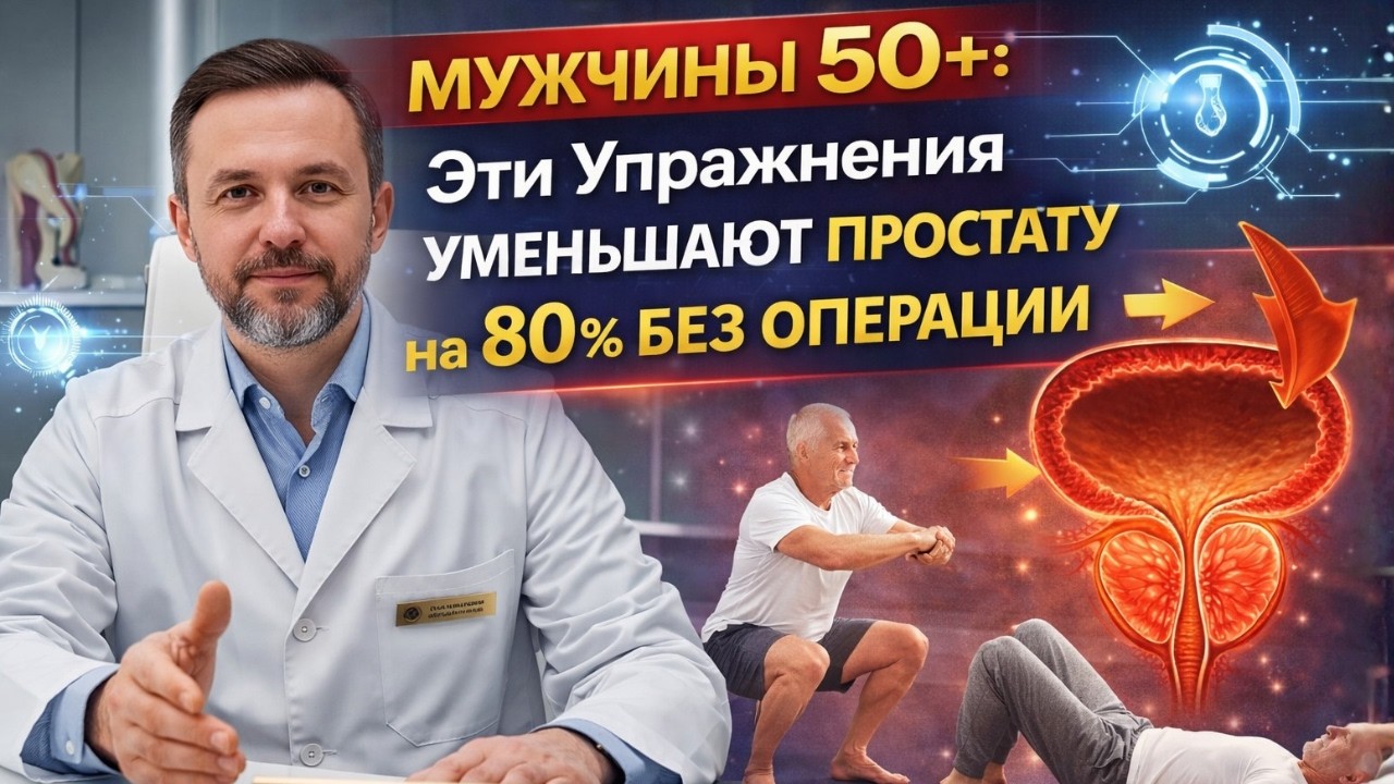 МУЖЧИНЫ 50+: Эти Упражнения УМЕНЬШАЮТ ПРОСТАТУ на 80% БЕЗ ОПЕРАЦИИ  ||Доктор Адитья Шарма