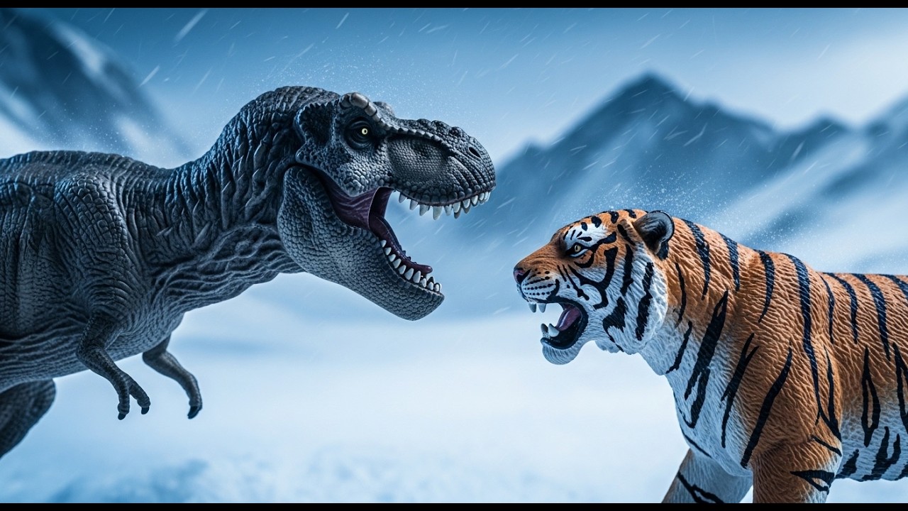 Mini Savage Encounter ASMR – Toy Animals in a Brutal Attack