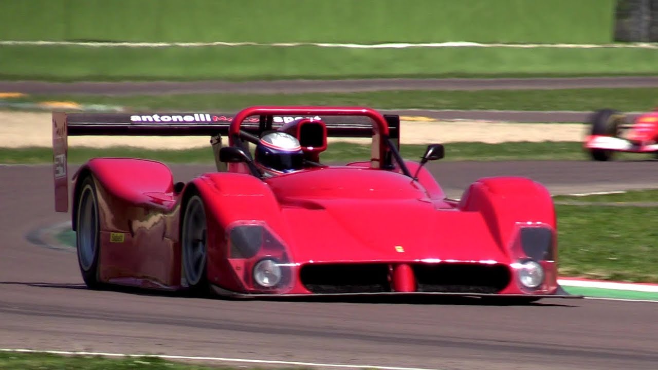 Ferrari 333 SP - V12 pure sound, track action & ON BOARD @ Imola