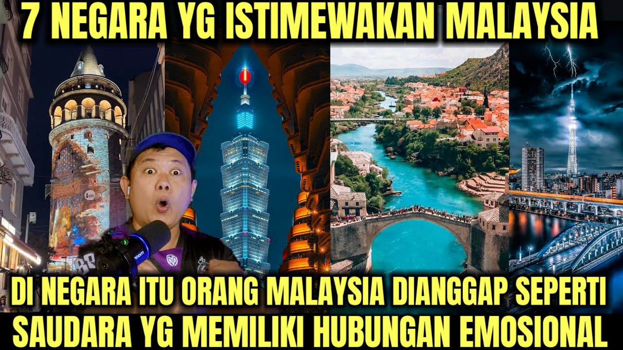 MENGAPA? MALAYSIA DISEBUT SEPERTI SAUDARA OLEH 7 NEGARA INI? 