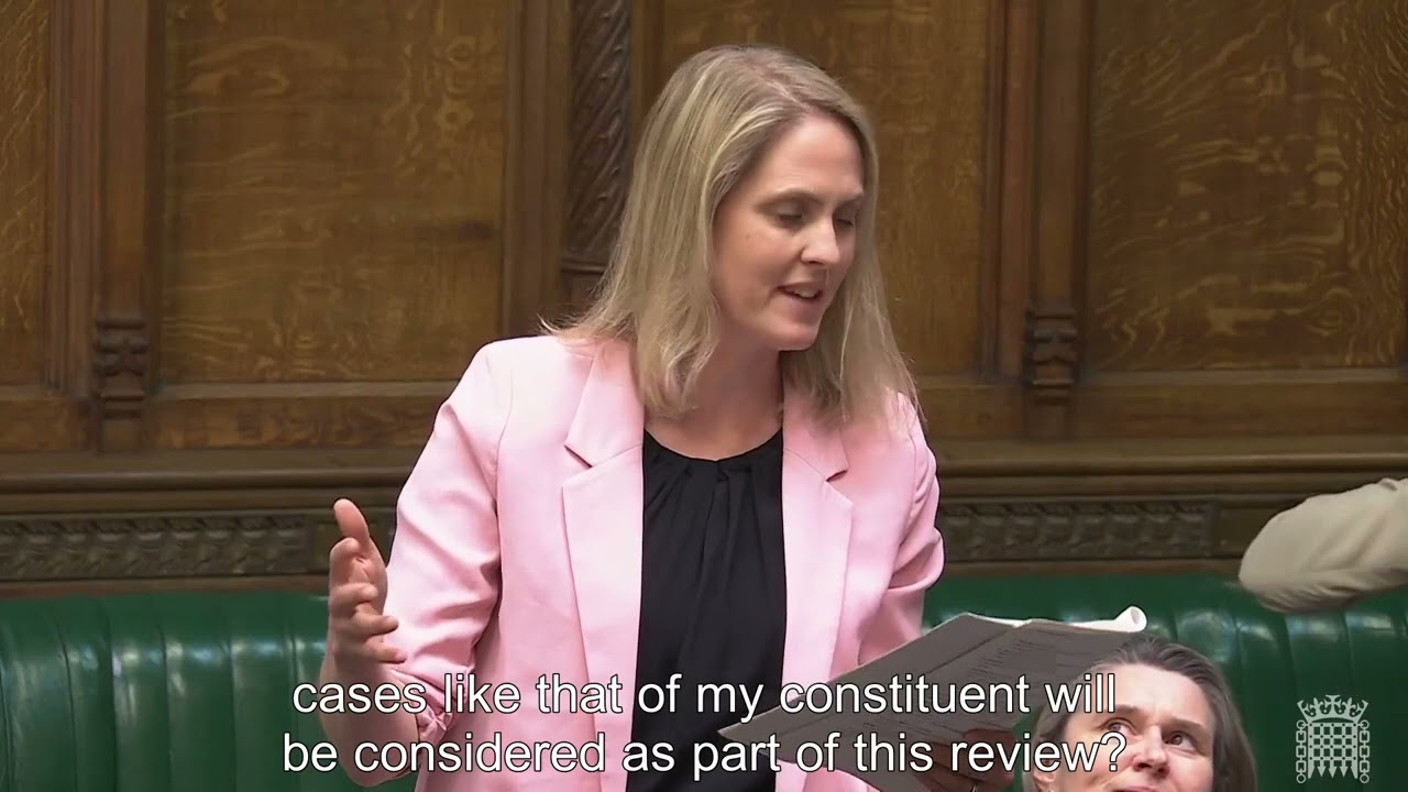 Laura Kyrke-Smith MP asks DWP Minister about review of Personal Independence Payment assessment