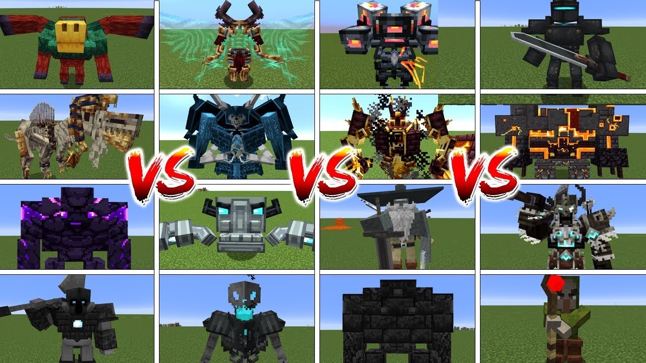 WHAT MOB FROM EVERY MOD IS THE MOST POWERFUL CHAMPION TOURNAMENT - Minecraft Mob Battle