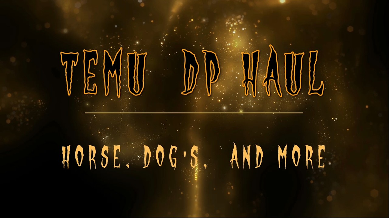 💎📦 Temu  Diamond Painting Unboxing ;  Horses, Dogs and more...