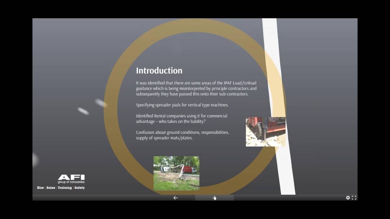 Webinar - MEWP Ground Conditions and when to use Spreader Pads