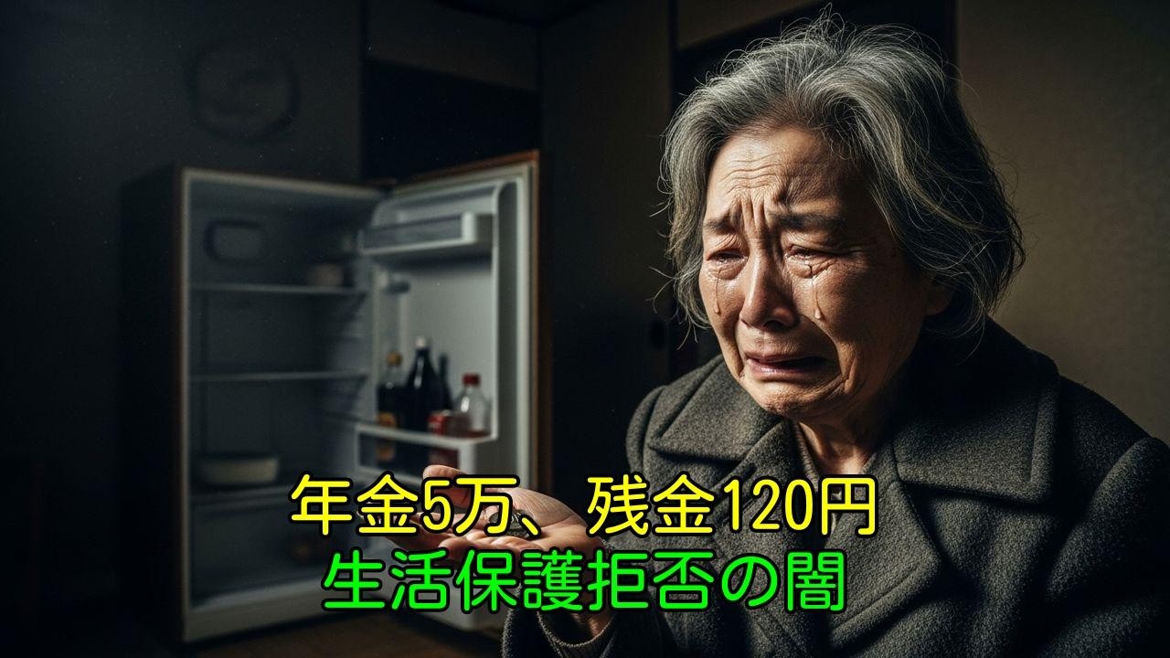 年金5万円、全財産120円。生活保護を拒む「恐怖の理由」と息子の正体