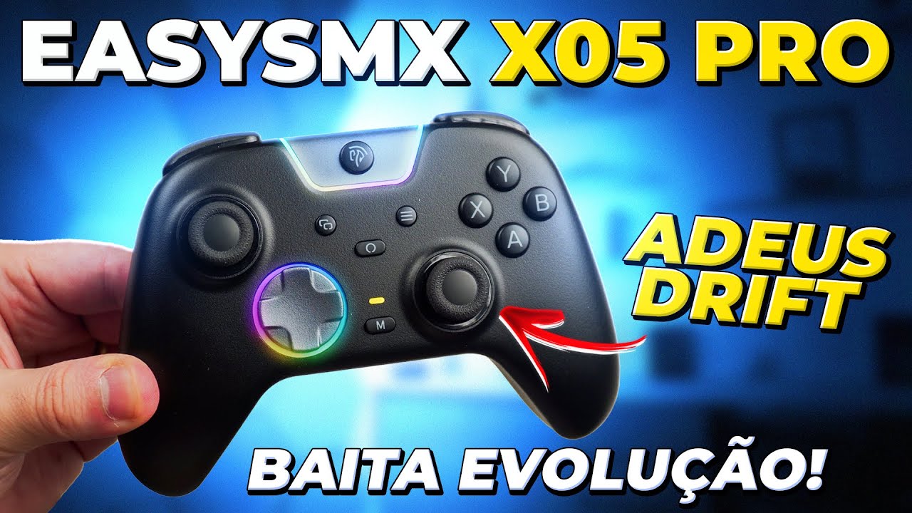 EasySMX X05 PRO - Ele EVOLUIU de Verdade! Melhor Construção e NOVOS RECURSOS!