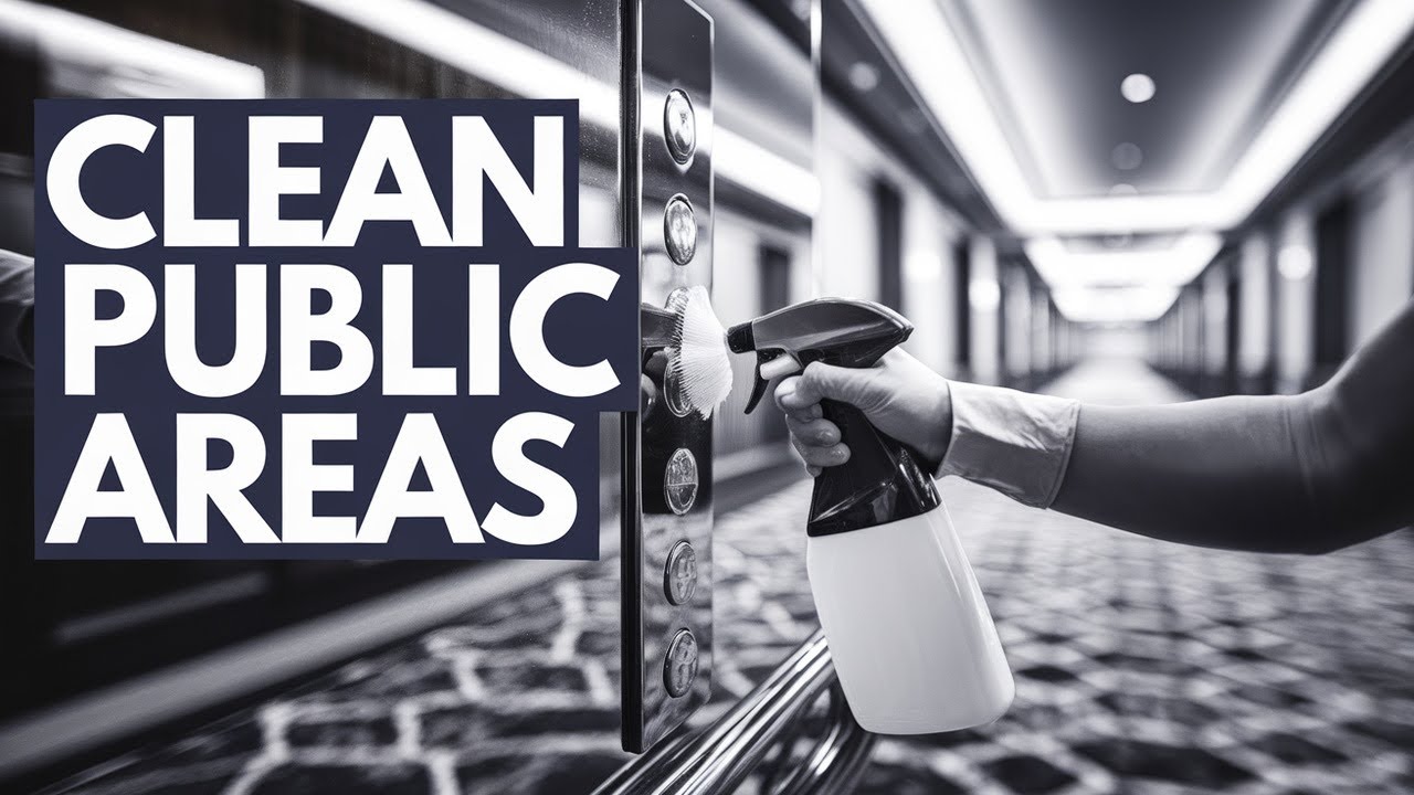 How to Clean Public Areas & Restrooms in a Hotel | Housekeeping Training
