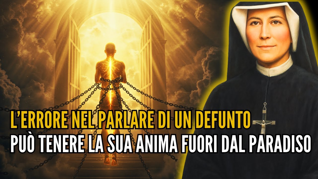 Santa Faustina avverte: L’errore nel parlare di un defunto che gli impedisce di entrare in Paradiso
