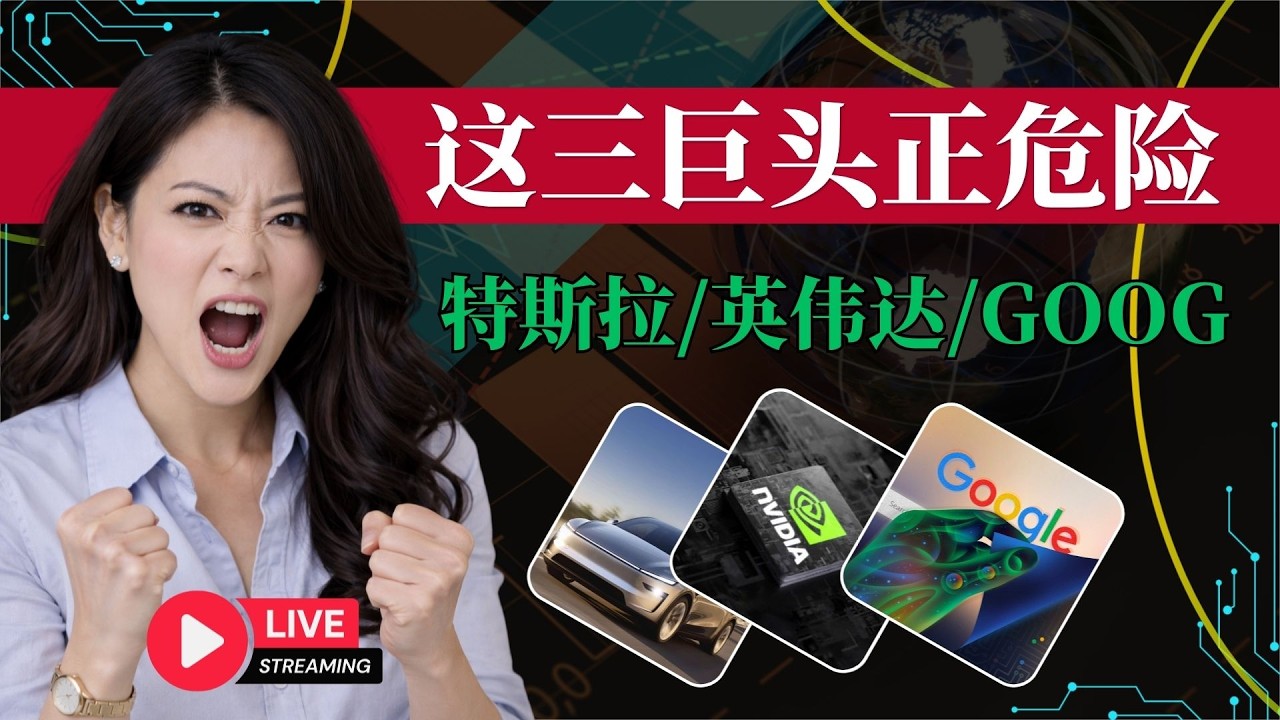 川普一句话，美股白涨了！英伟达、特斯拉、谷歌，全在危险边缘？反弹还能持续吗？#美股 #股票 #股票分析 #股市 #投资 #特斯拉 #tsla #英伟达 #nvda #google