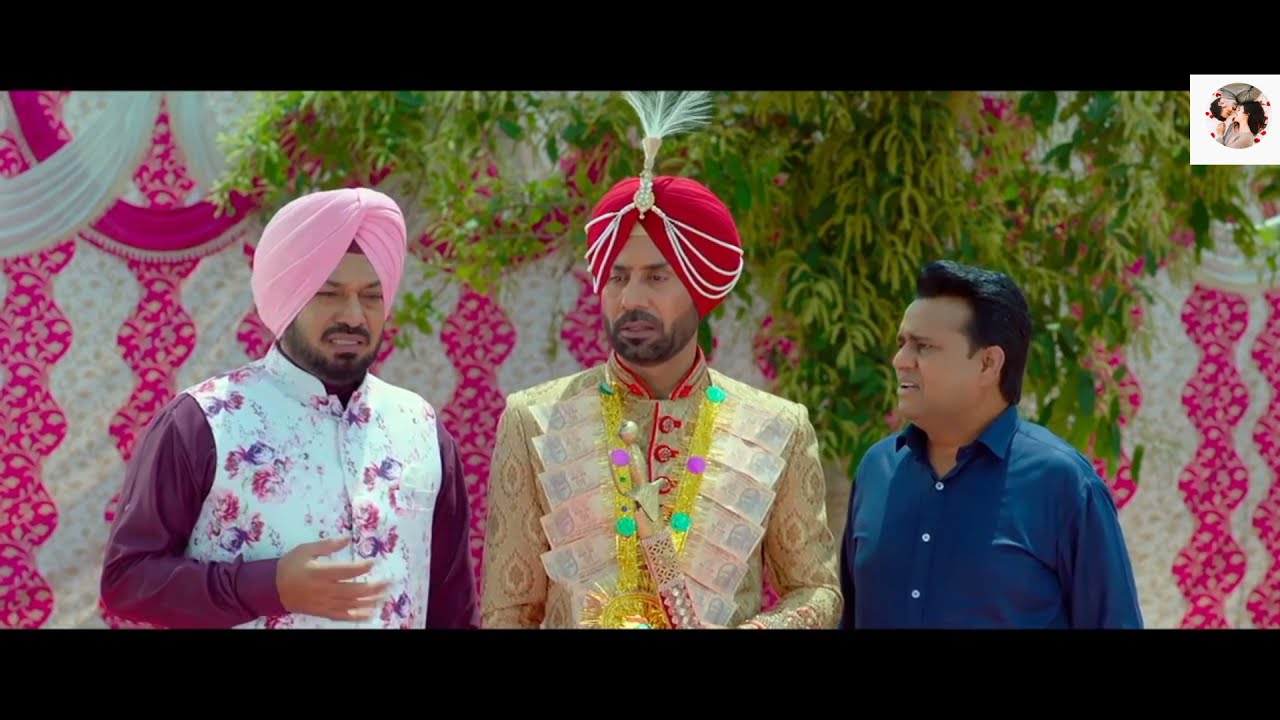 Binu dhillon funny scene😍😍 in punjabi movie 😁😁vadayian g vadayian 💯💯💯💯