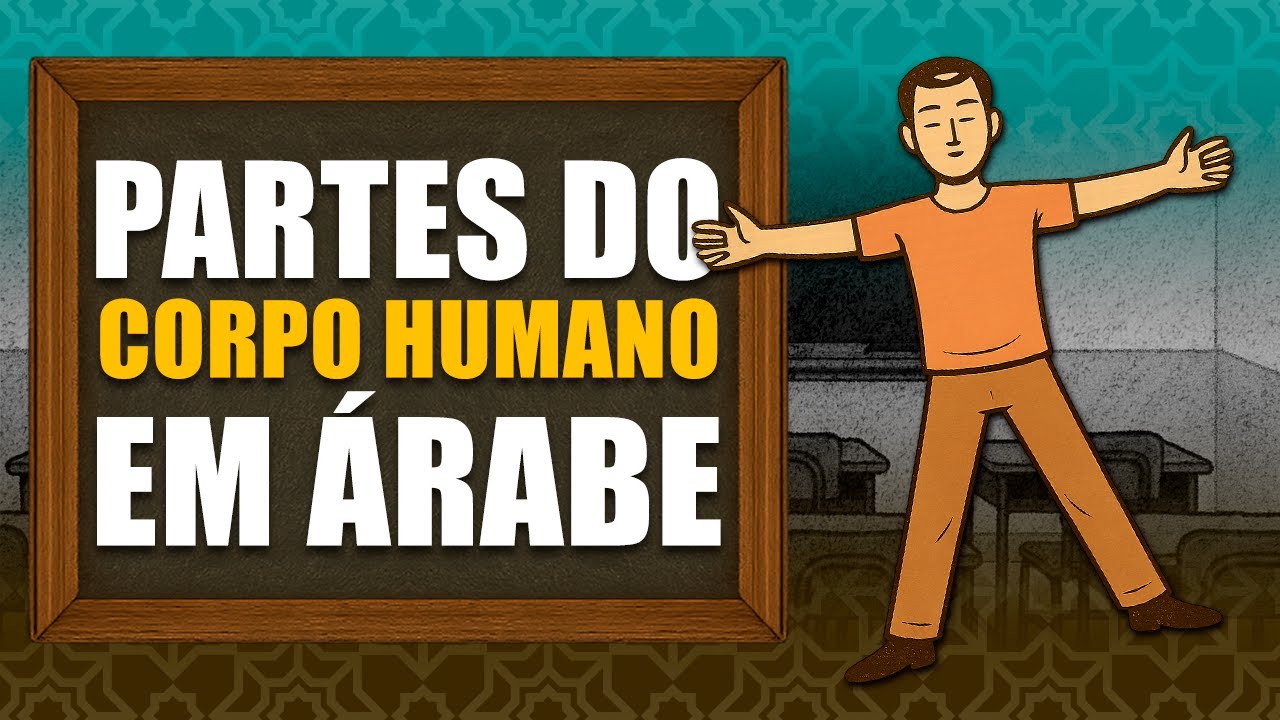 Partes do CORPO HUMANO em ÁRABE - Aula 26