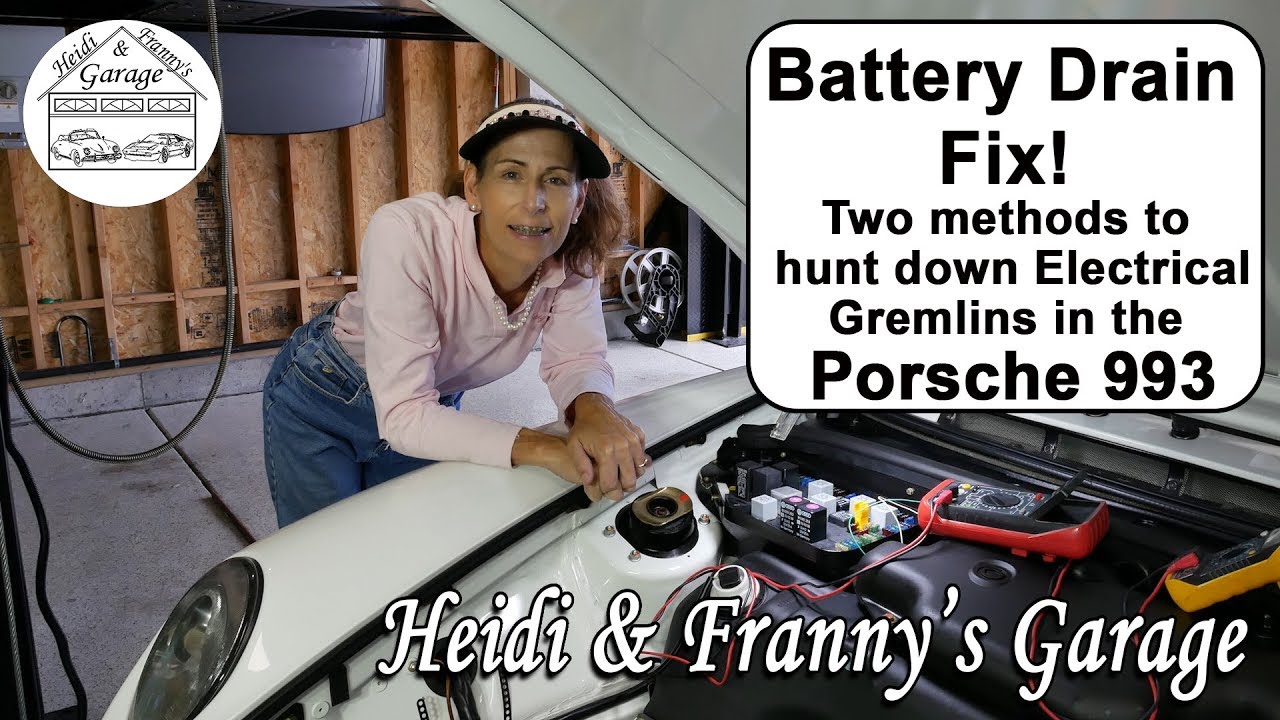 How To Fix an Electrical Drain on your Car Battery for Porsche 993.  (Two methods - DIY)