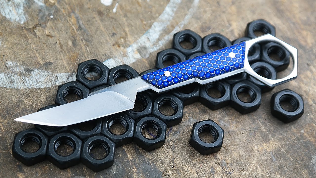 벌집을 닮은 작은 칼 만들기 / Making a Honeycomb Knife