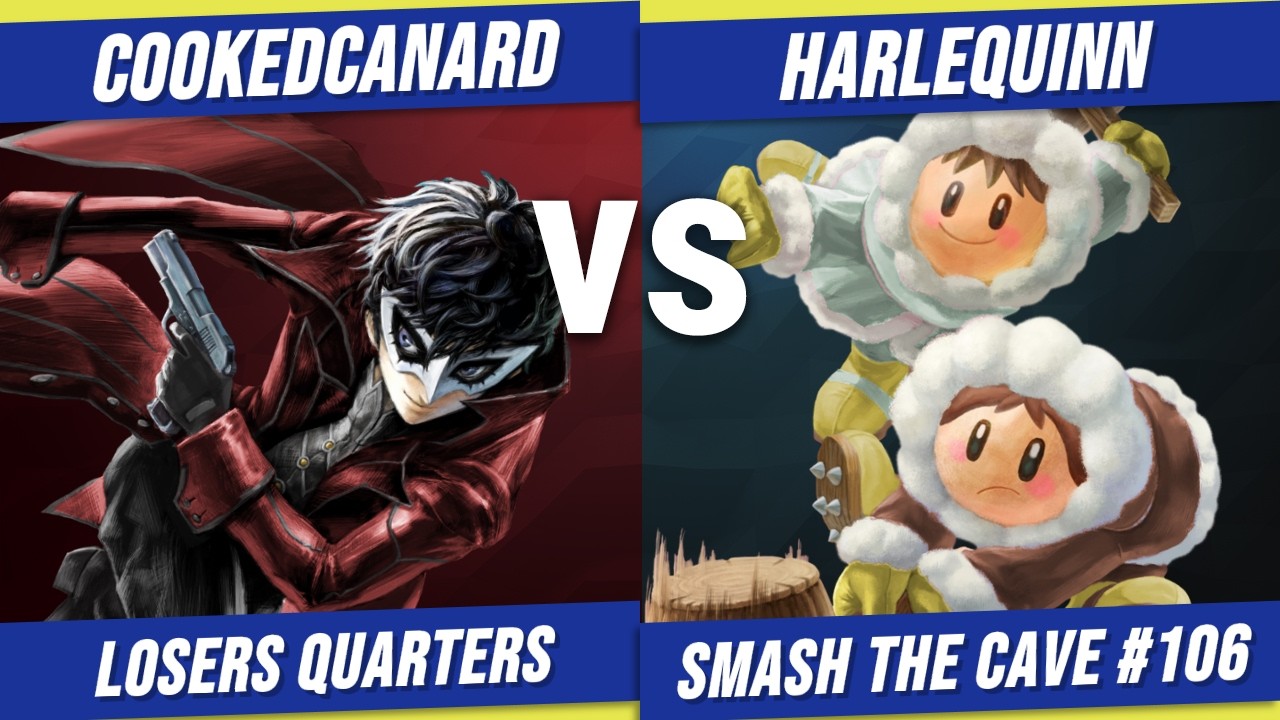 CookedCanard (Joker) vs Harlequinn (Ice Climbers) | Smash the Cave #106 - Losers Quarters
