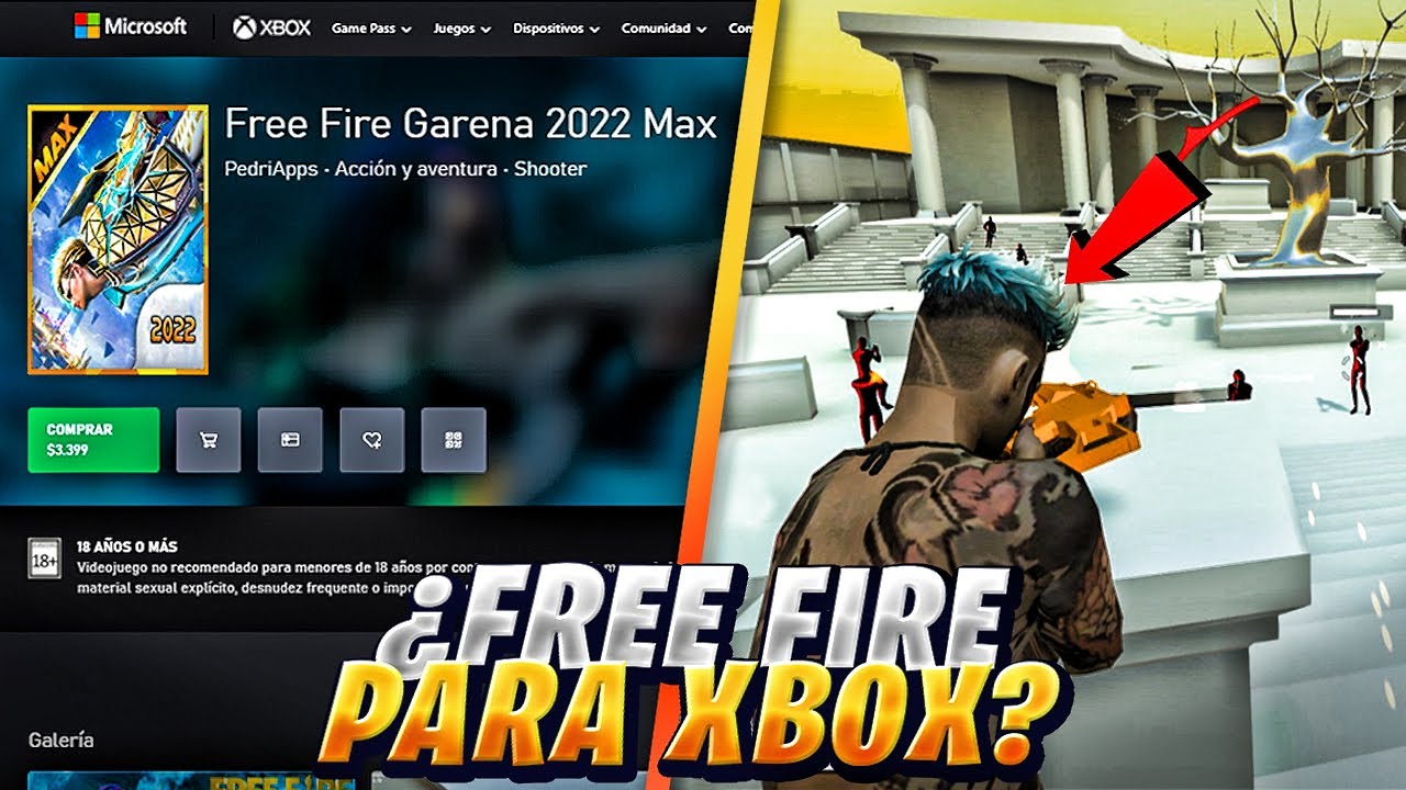 FREE FIRE PARA XBOX ONE 2022 |  CUANTO CUESTA FREE FIRE EN XBOX ONE? | ES GRATIS DESCARGAR EN XBOX?