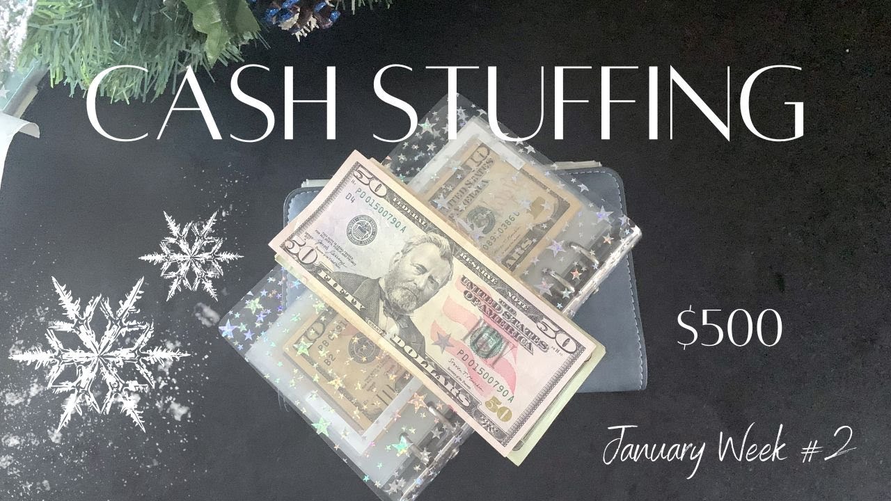 Week #2 | January | Cash Envelope Stuffing | Sinking Funds | #cashenvelopesystem