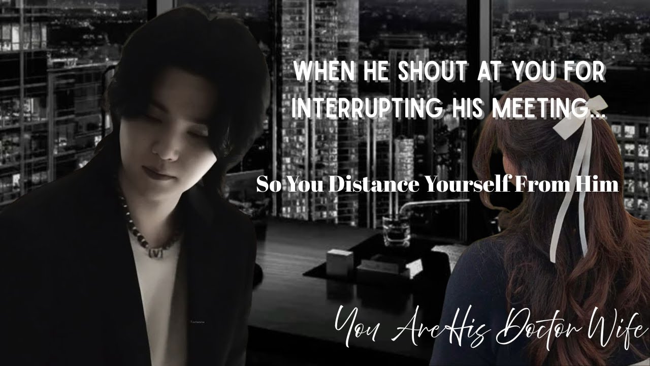 When Yoongi Shouts at You & You Quietly Leave 💔 | BTS FF [Oneshot]