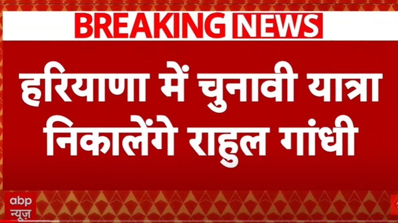 Breaking News : Haryana Election के दौरान चुनावी यात्रा निकालेंगे Rahul Gandhi | Congress