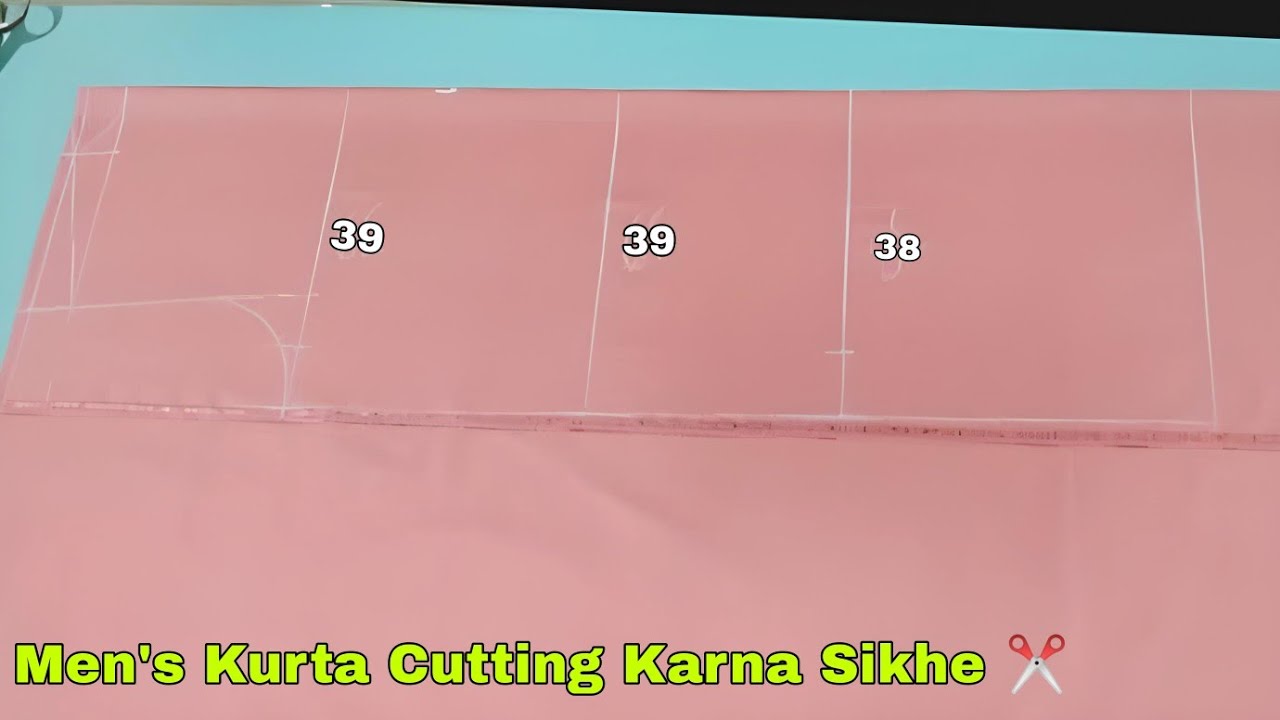 Kurta Cutting Kaise Karen || Gent's Kurta Cutting Karne Ka Tarika || How to cut a kurta. ❤️