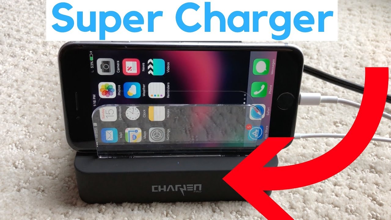 Charjen Pro Super Charger - 6 Port/90W Charging Stand
