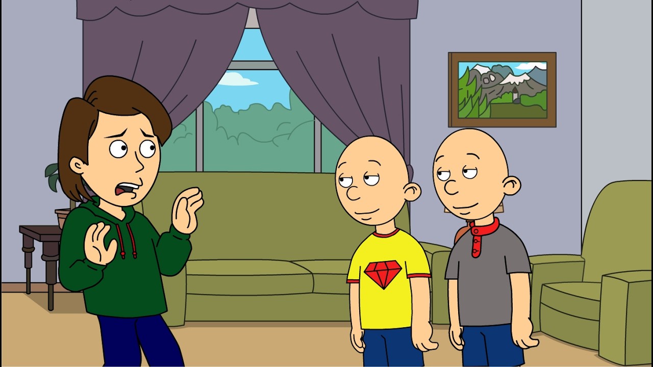 CGU Short : Caillou and Classic Caillou's failed punishment Day(LEGACY)