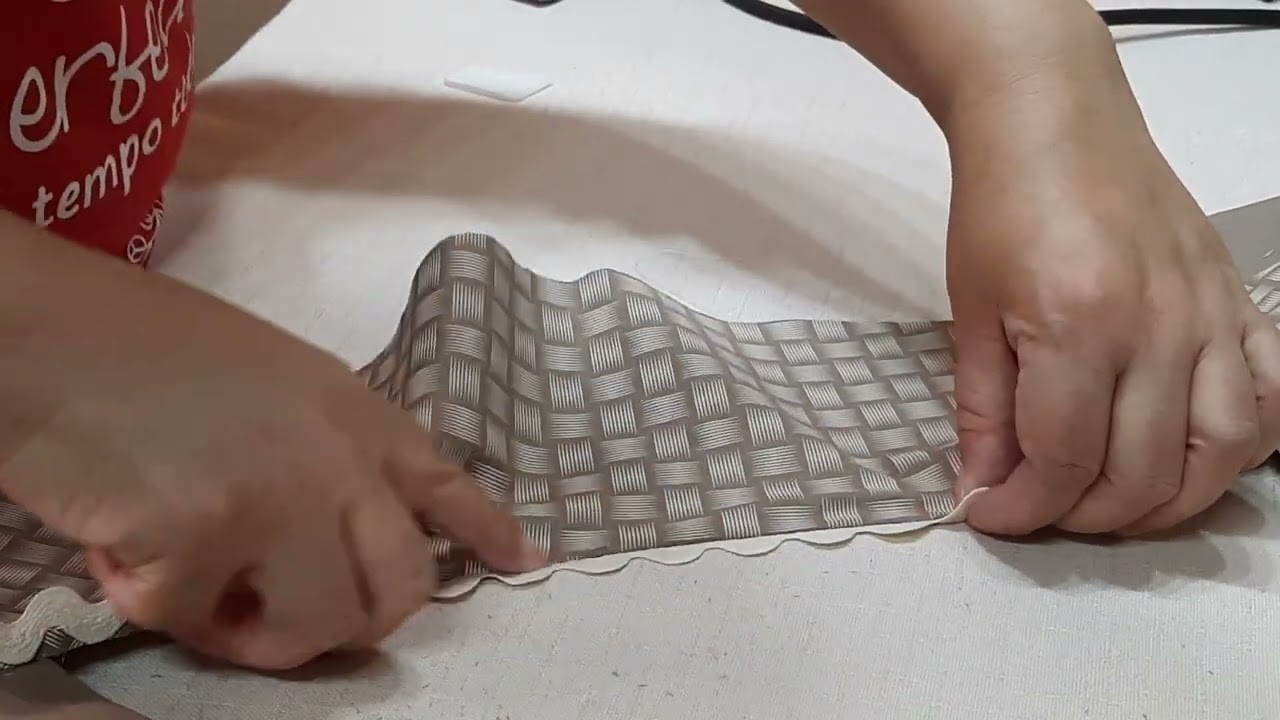 Como fazer toalha redonda com barrado é Artes da Mary #diy.