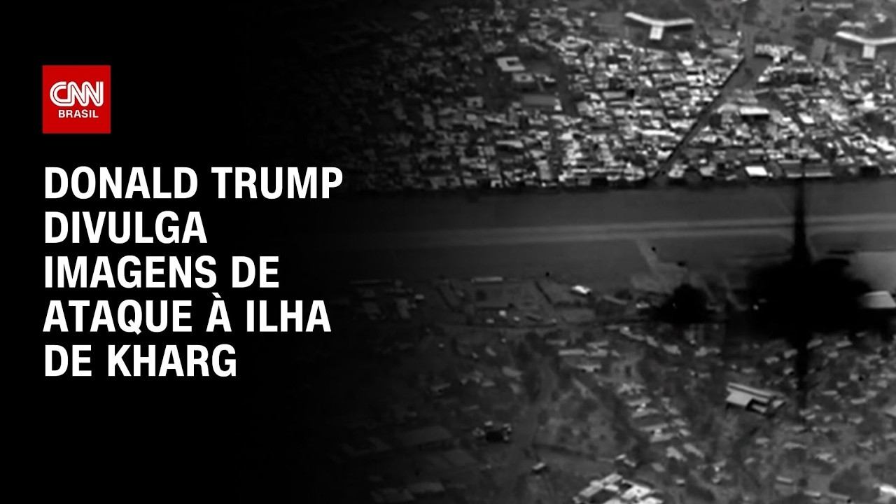 Guerra no Oriente Médio: Donald Trump divulga imagens de ataque à ilha de Kharg | CNN BRASIL