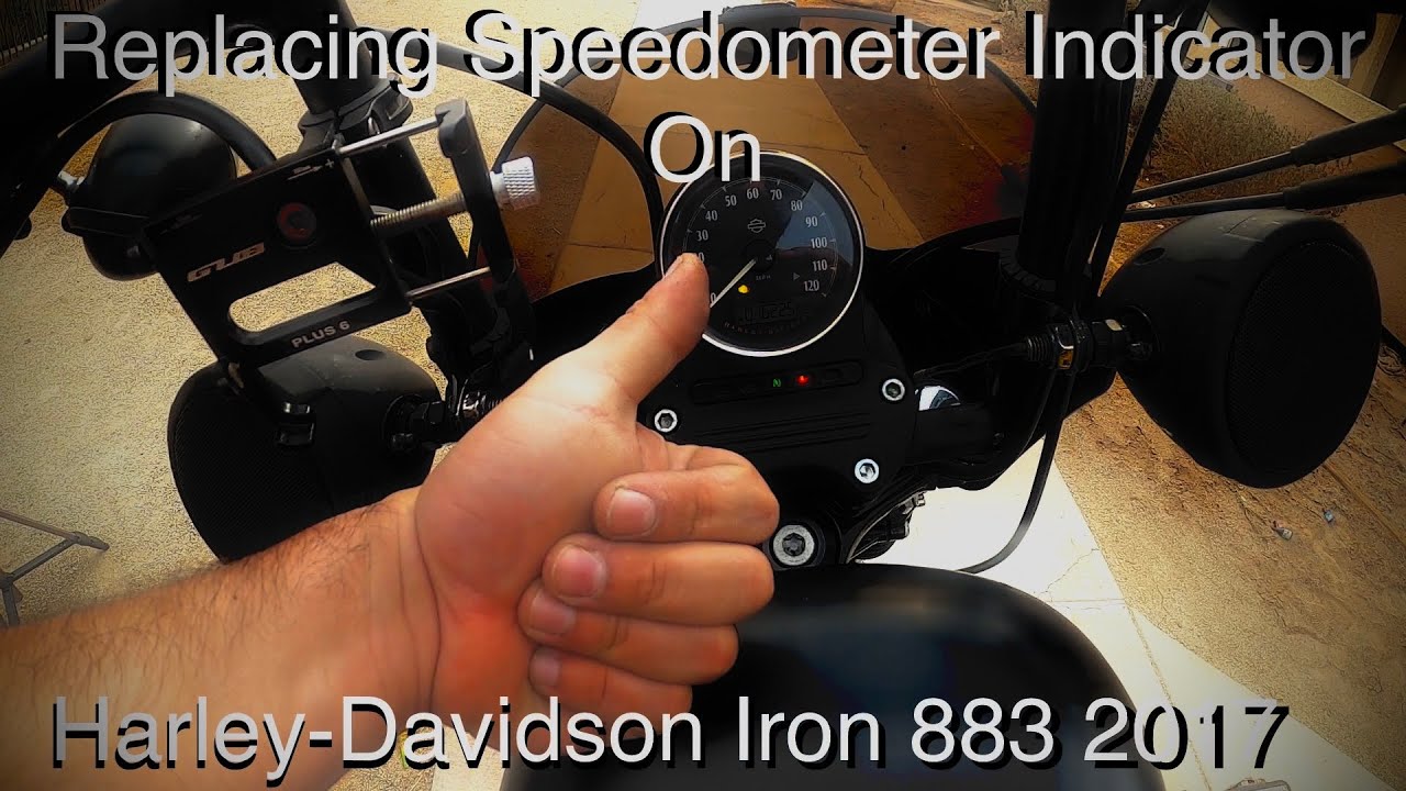 Replacing Speedometer Indicator LED Lights On Harley-Davidson Iron 883 2017 Sportster